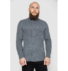 Кофта чоловіча на ґудзиках, колір сірий, 214R10633