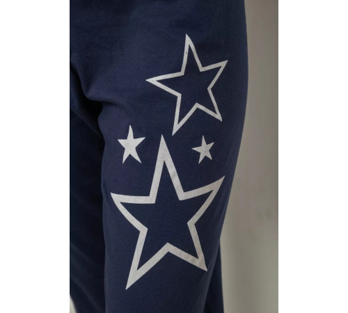 Женская пижама с принтом, цвет синий, 243R1600-027