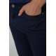 Брюки мужские однотонные, цвет темно-синий, 243R9107.