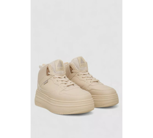 Кросівки жіночі зимові на хутрі, колір бежевий, 248RAM09-3