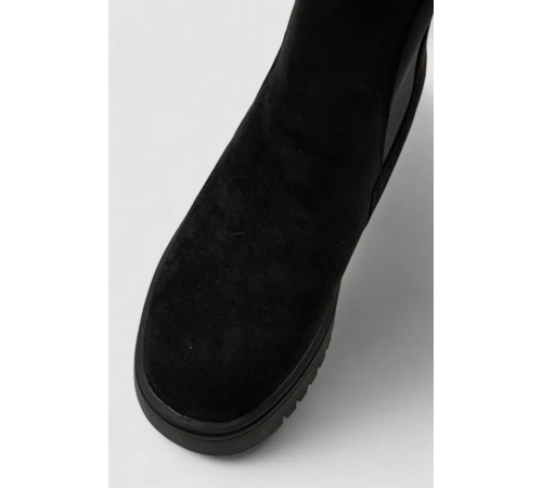 Черевики жіночі зимові на хутрі, колір чорний, 243RPM3143-3