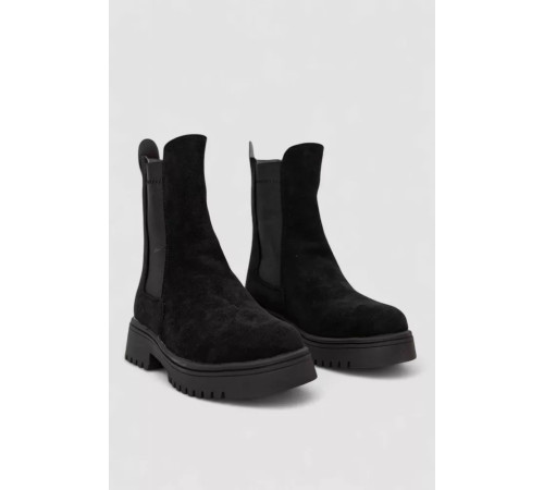 Черевики жіночі зимові на хутрі, колір чорний, 243RPM3143-3