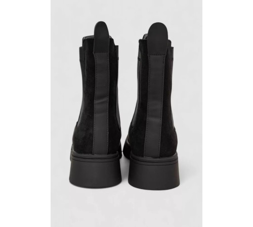 Черевики жіночі зимові на хутрі, колір чорний, 243RPM3143-3