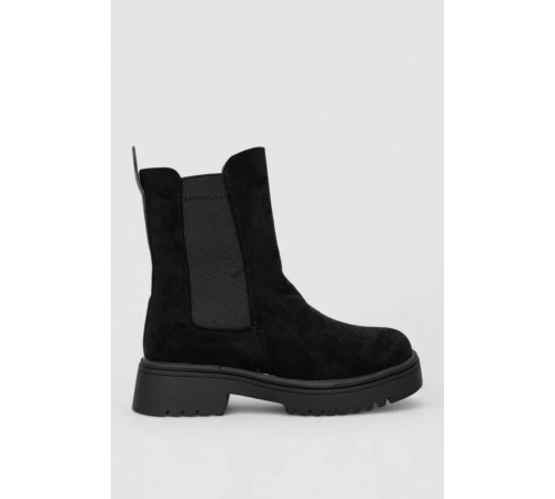 Черевики жіночі зимові на хутрі, колір чорний, 243RPM3143-3