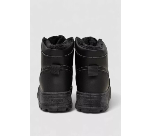 Кросівки жіночі зимові на хутрі, колір чорний, 248RMB12