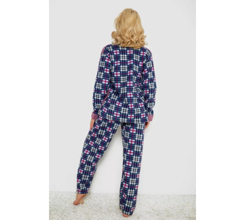 Піжама жіноча махра, колір пудрово-синій, 238R58441