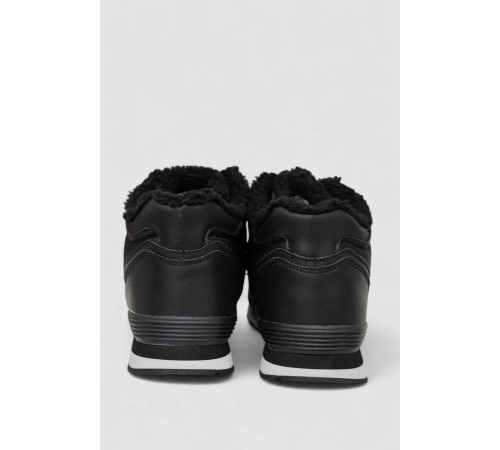 Кроссовки мужские зимние на меху, черно-белый, 248RCX700