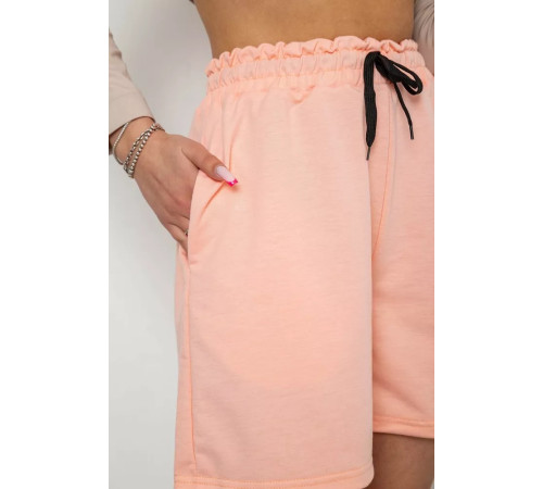 Шорты женские однотонные, цвет персиковый, 238R57907.