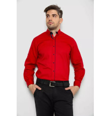 Сорочка чоловіча з принтом, колір червоний, 214R16111-1