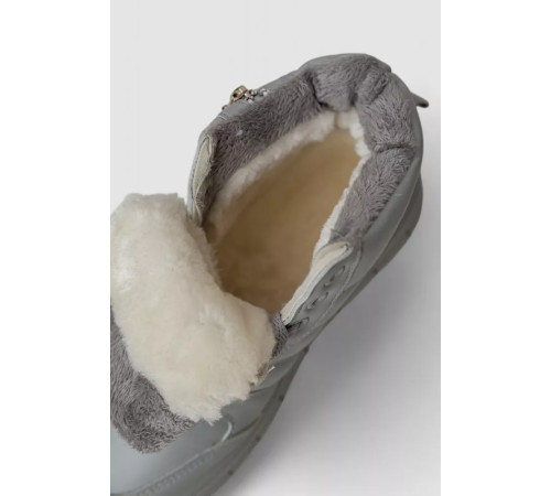 Кросівки жіночі зимові на хутрі, колір сірий, 248RMB06