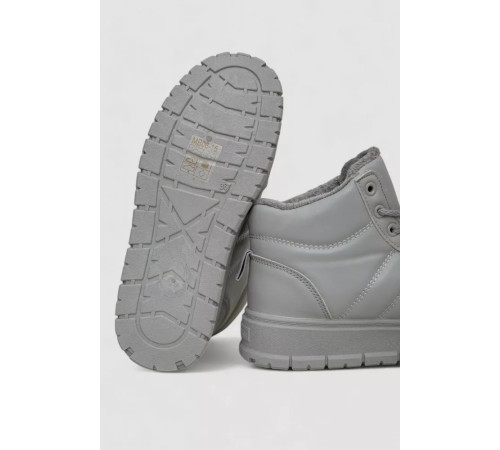 Кросівки жіночі зимові на хутрі, колір сірий, 248RMB06