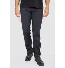 Штани класичні чоловічі, колір чорний, 244RFH313-1