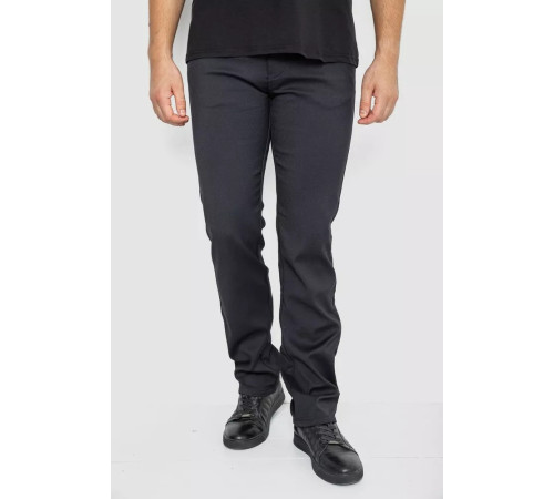 Брюки классические мужские, цвет черный, 244RFH313-1.