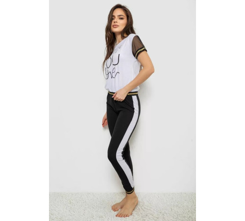 Женская пижама, цвет белый, 243R1488-002