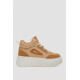 Кросівки жіночі демісезонні на платформі, колір бежевий, 243R2024-9