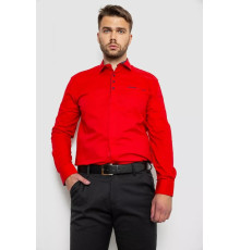 Рубашка мужская, цвет красный, 214R7150