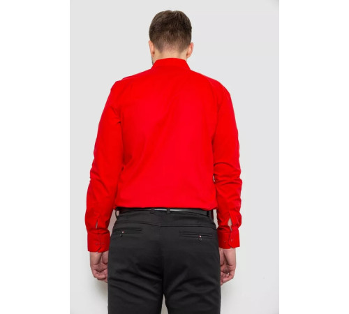 Рубашка мужская, цвет красный, 214R7150