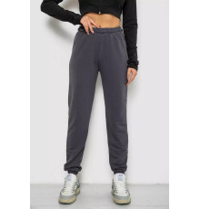 Спортивные брюки женские, цвет темно-серый, 238R325