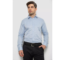 Сорочка чоловіча однотонна, колір блакитний, 214R818