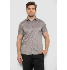 Сорочка чоловіча з принтом, колір бежевий, 214R6917-5