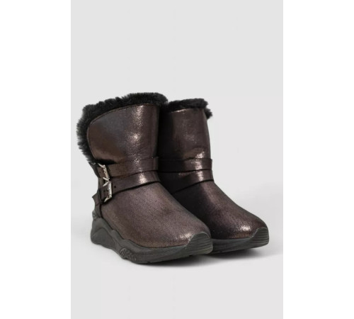 Угги женские с искусственным мехом внутри, цвет коричневый, 131R747.
