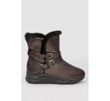 Угги женские с искусственным мехом внутри, цвет коричневый, 131R747.