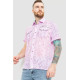 Сорочка чоловіча з принтом, колір світло-бузковий, 186R3203