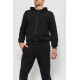 Спорт костюм чоловічий двонитка, колір чорний, 119R200-1