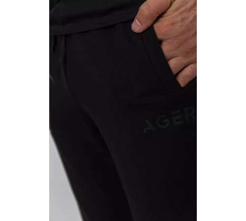 Спорт костюм чоловічий двонитка, колір чорний, 119R200-1