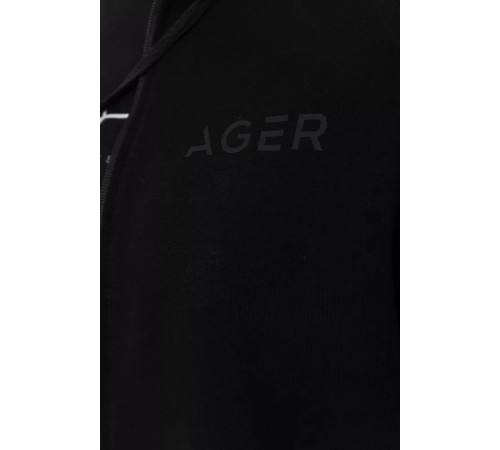 Спорт костюм чоловічий двонитка, колір чорний, 119R200-1