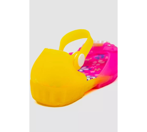 Босоніжки дитячі, колір рожево-жовтий, 243ROG005