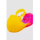 Босоніжки дитячі, колір рожево-жовтий, 243ROG005