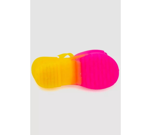 Босоніжки дитячі, колір рожево-жовтий, 243ROG005