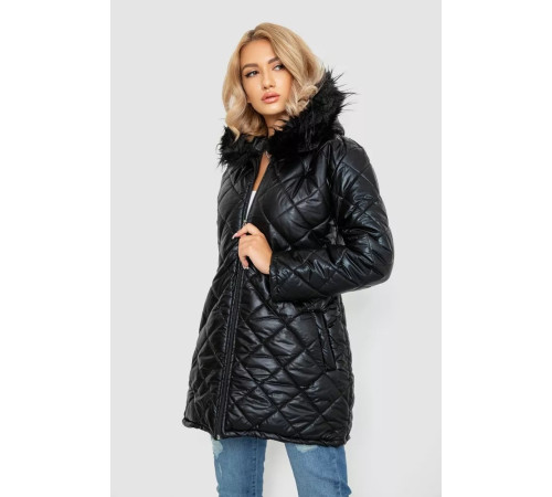 Куртка жіноча демісезонна, колір чорний, 247R6797