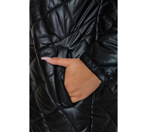 Куртка жіноча демісезонна, колір чорний, 247R6797