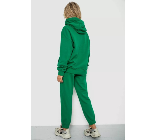 Спорт костюм женский двунитка, цвет зеленый, 102R7717
