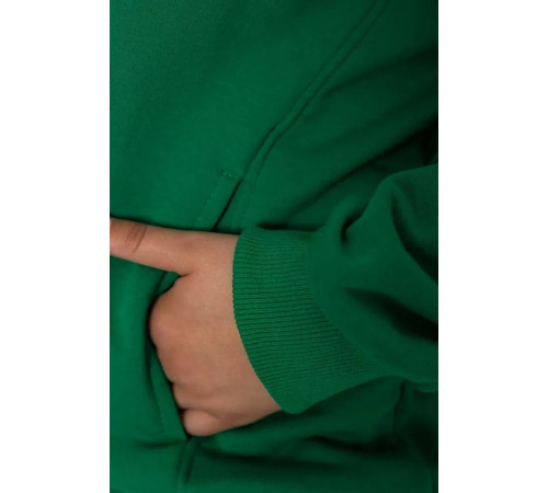 Спорт костюм женский двунитка, цвет зеленый, 102R7717