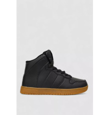 Кросівки чоловічі зимові на хутрі, колір чорно-бежевий, 248RH1050-7