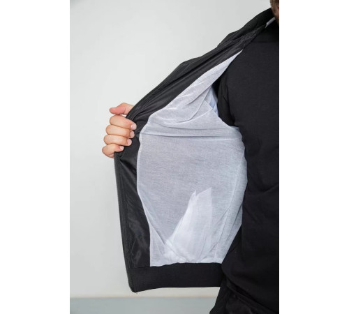 Спорт чоловічий костюм, колір чорний, 244R901