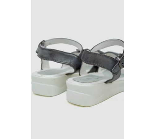 Босоніжки дитячі, колір темно-сріблястий, 243RA6807-4