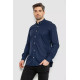 Сорочка чоловіча котонова повсякденна, колір темно-синій, 247R425