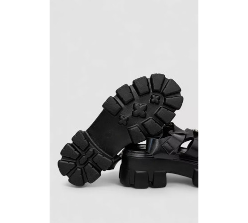 Босоніжки жіночі, колір чорний, 243R9207