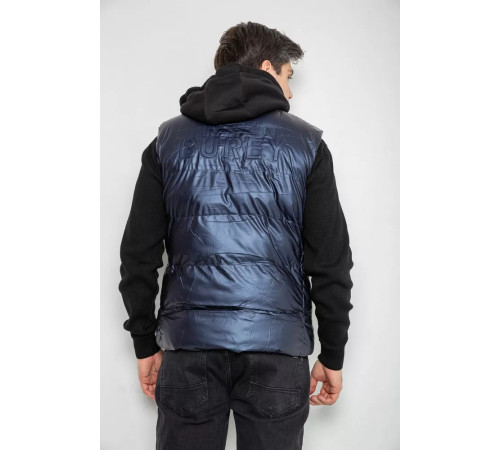 Жилетка чоловіча демісезонна, колір темно-синій, 244R99012