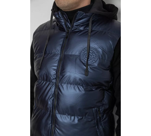 Жилетка чоловіча демісезонна, колір темно-синій, 244R99012