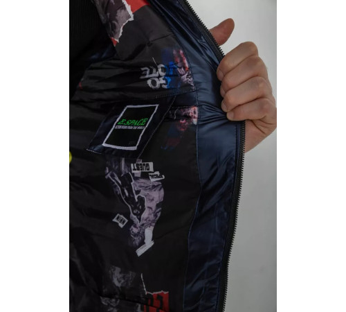 Жилетка чоловіча демісезонна, колір темно-синій, 244R99012