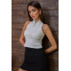 Жіноча майка з блискавкою, білого кольору, 180R235