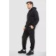 Спорт костюм чоловічий на флісі, колір чорний, 190R235
