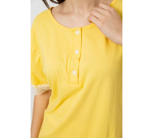 Женская пижама с принтом, цвет желтый, 243R903087