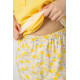 Женская пижама с принтом, цвет желтый, 243R903087