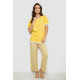 Женская пижама с принтом, цвет желтый, 243R903087
